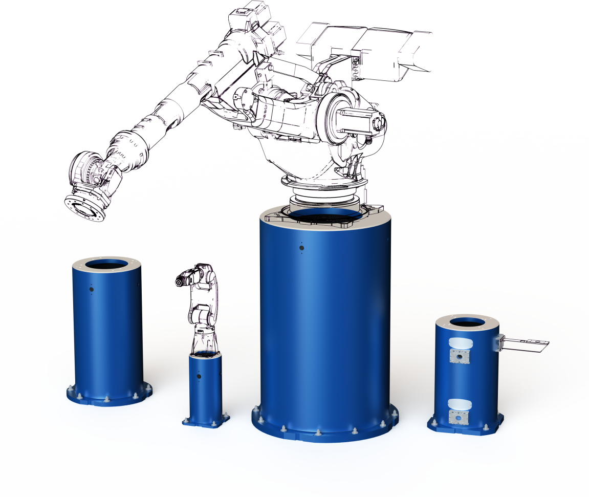 Robot pedestals